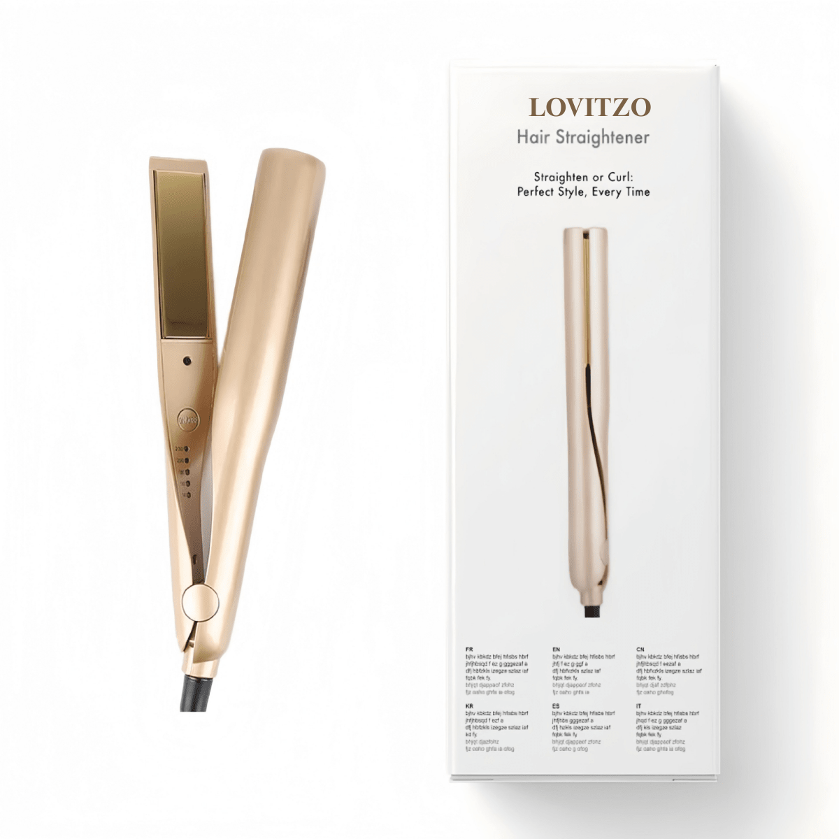 Solavie / 2-in-1 Hair Straightener & Curler