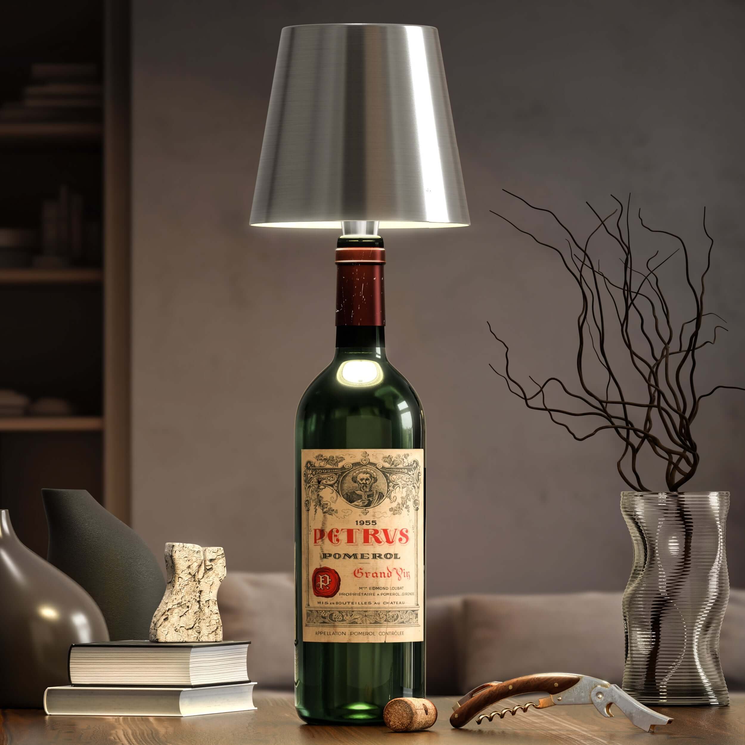 WineTwine™ / Wireless Bottle Lamp – Elegant and Original Lighting