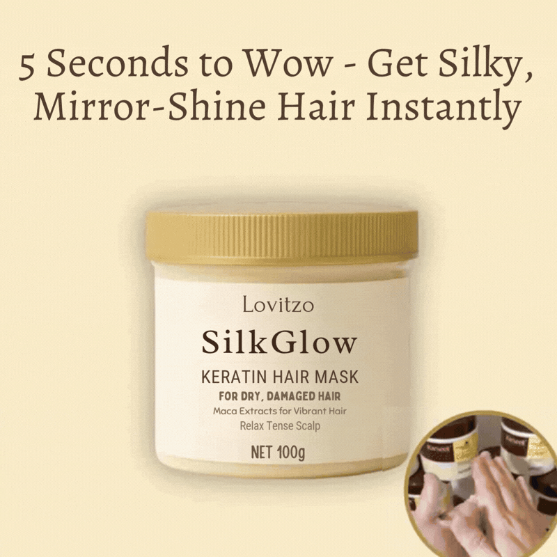 SilkGlow – Keratin Haarreparaturmaske