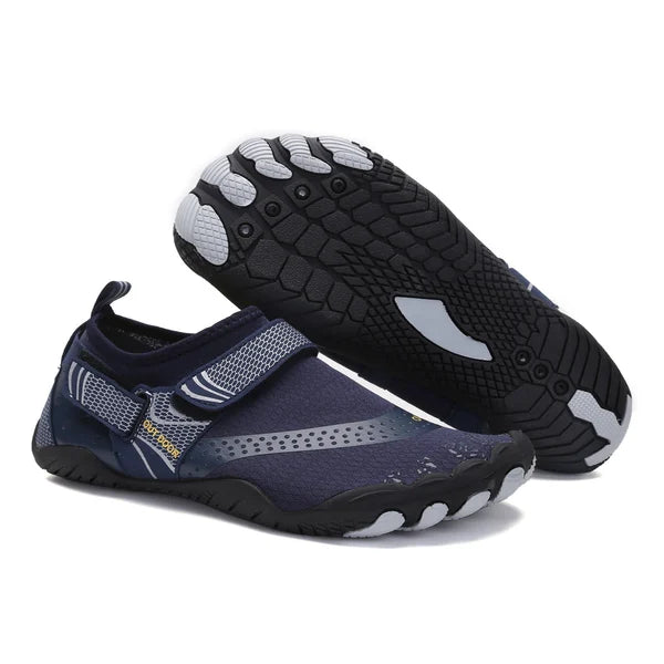 Wasserschuhe | Rutschfeste Profilsohle | Leichte orthopädische Stütze | BareCurrent