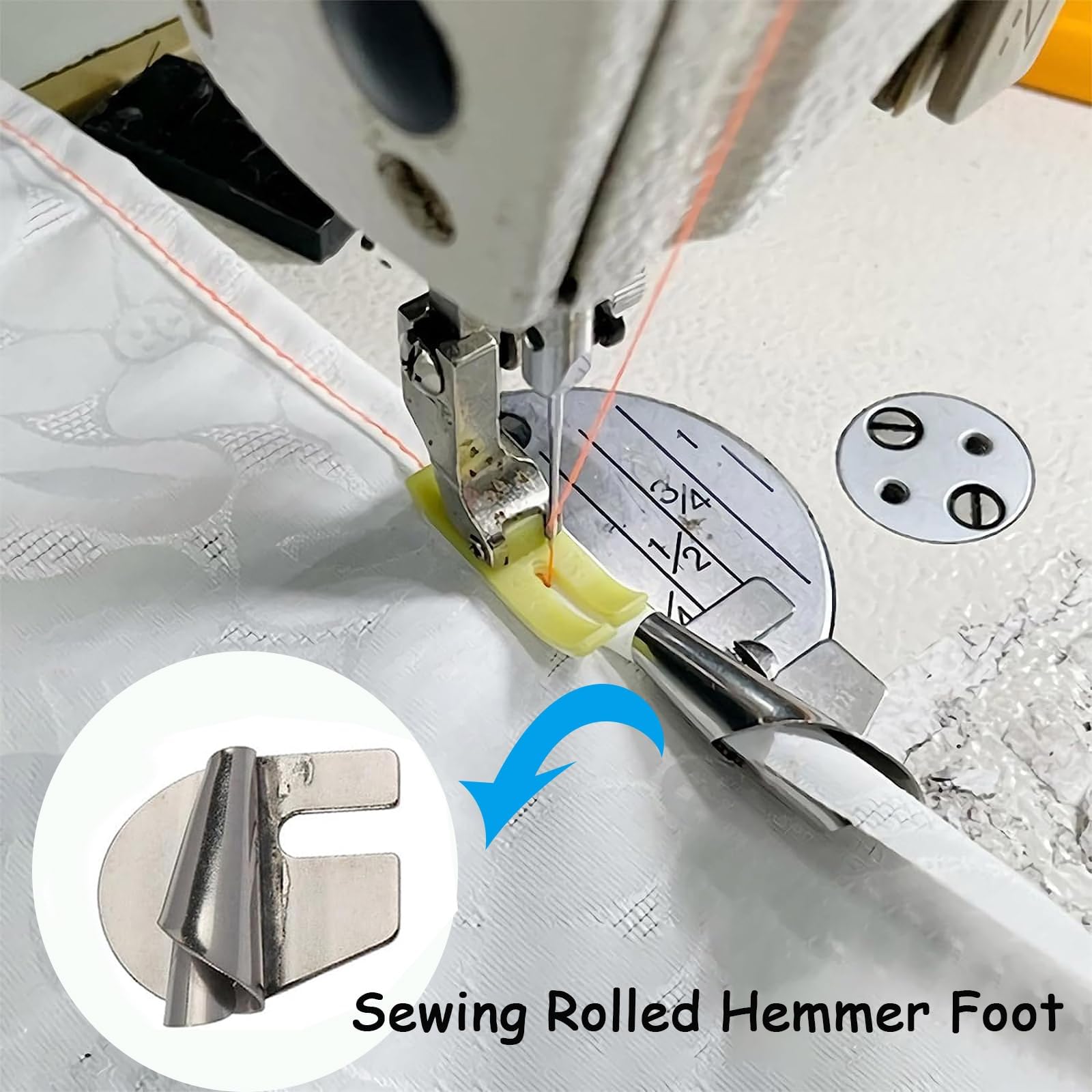StitchEase™ | The Ultimate Precision Edge Hemming Foot