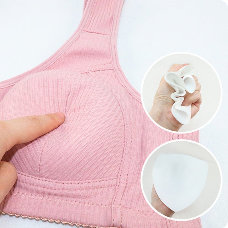 Amorette Front-Closure Comfort Bra | Plus Size Lightweight Support for Easy Dressing - Lovitzo