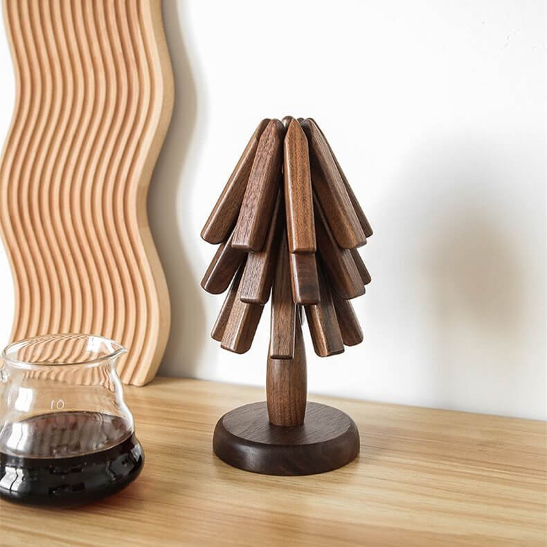 Artistic Premium Walnut Tree Table Mat - Lovitzo