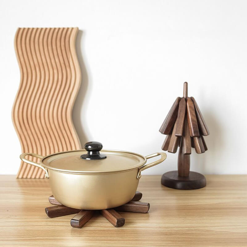 Artistic Premium Walnut Tree Table Mat - Lovitzo