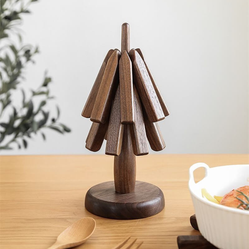 Artistic Premium Walnut Tree Table Mat - Lovitzo