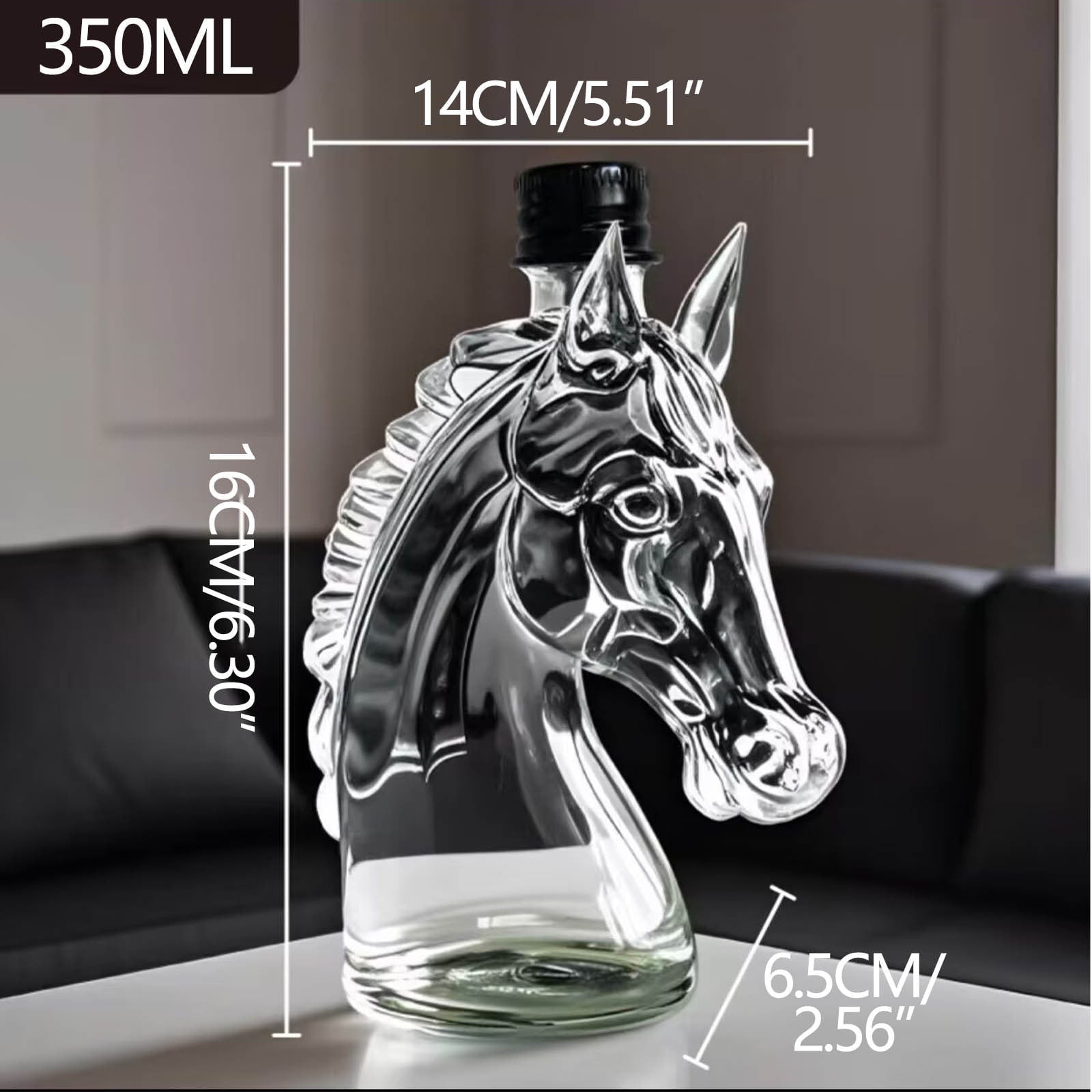 HorseHearth™ / Horse Head Whiskey Decanter