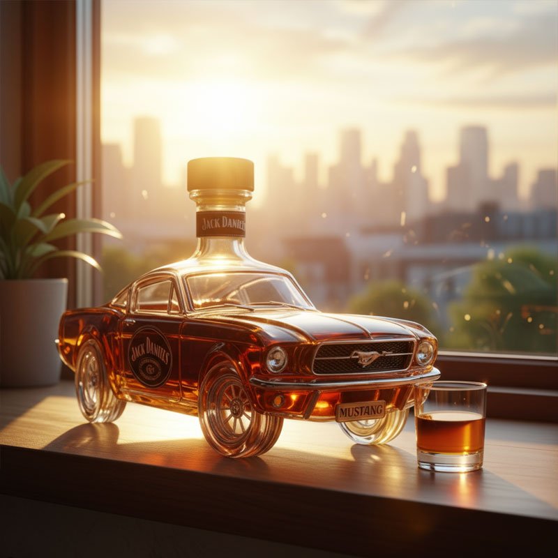 BarBravado™ / Bronco Whiskey Bottle - Lovitzo