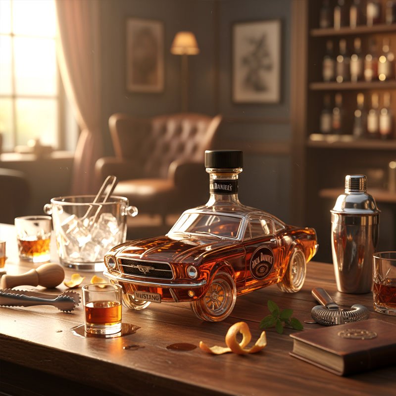 BarBravado™ / Bronco Whiskey Bottle - Lovitzo