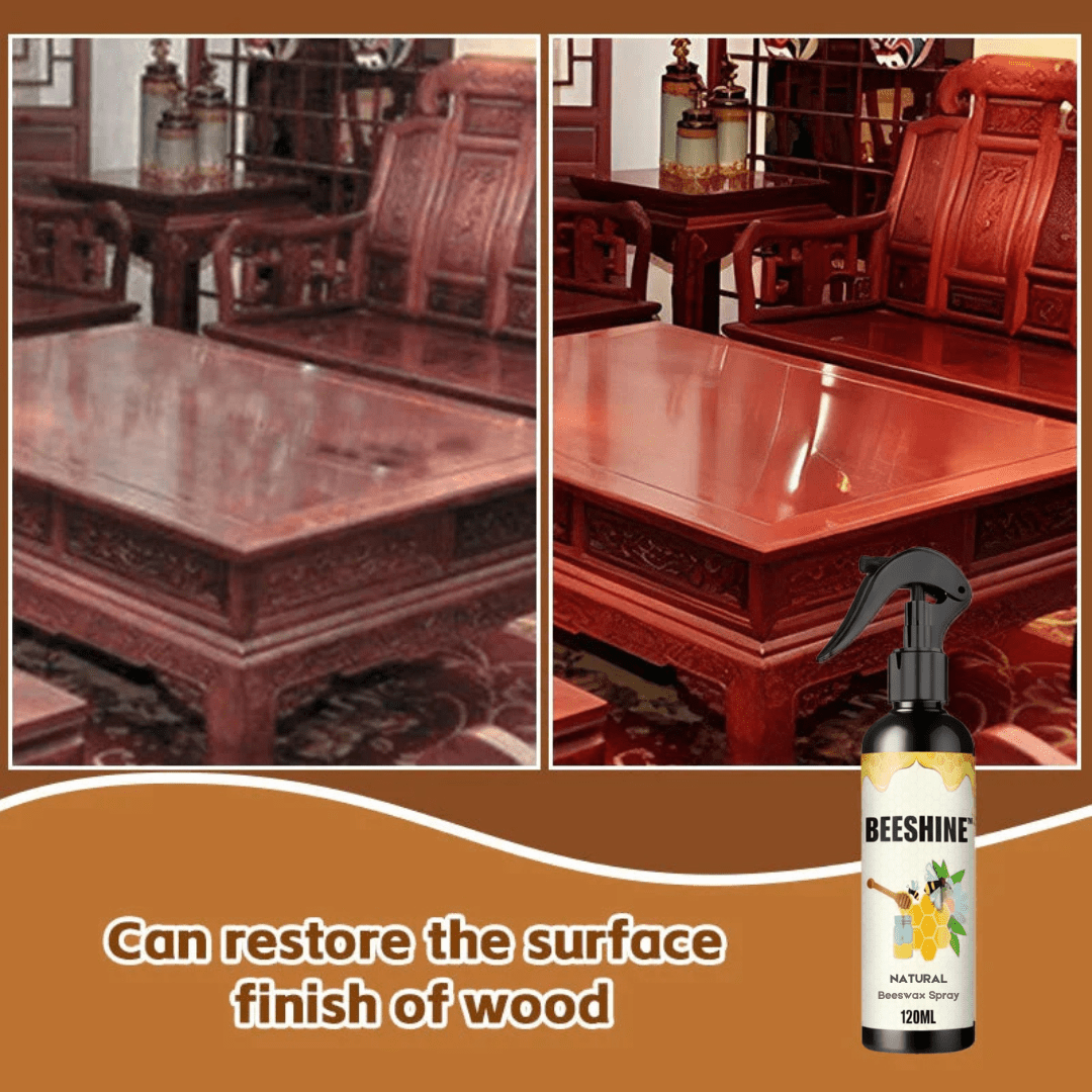 BeeShine - Natural Micro Molecularized Beeswax Spray for Instant Wood Revival - Lovitzo
