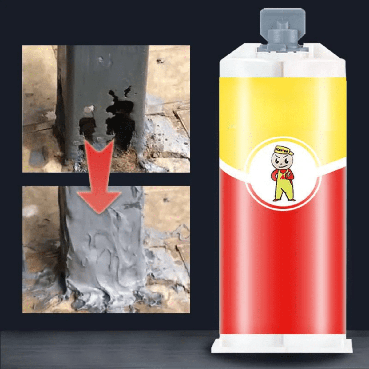 BondFix – Universal AB Adhesive – High - Strength Epoxy Glue for Metal, Wood & Plastic - Lovitzo