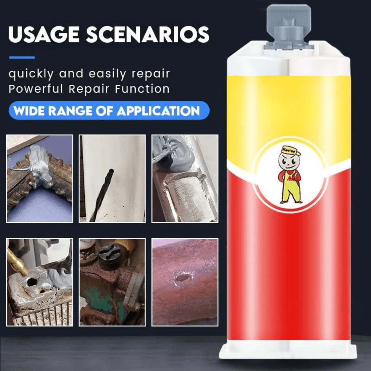BondFix – Universal AB Adhesive – High - Strength Epoxy Glue for Metal, Wood & Plastic - Lovitzo