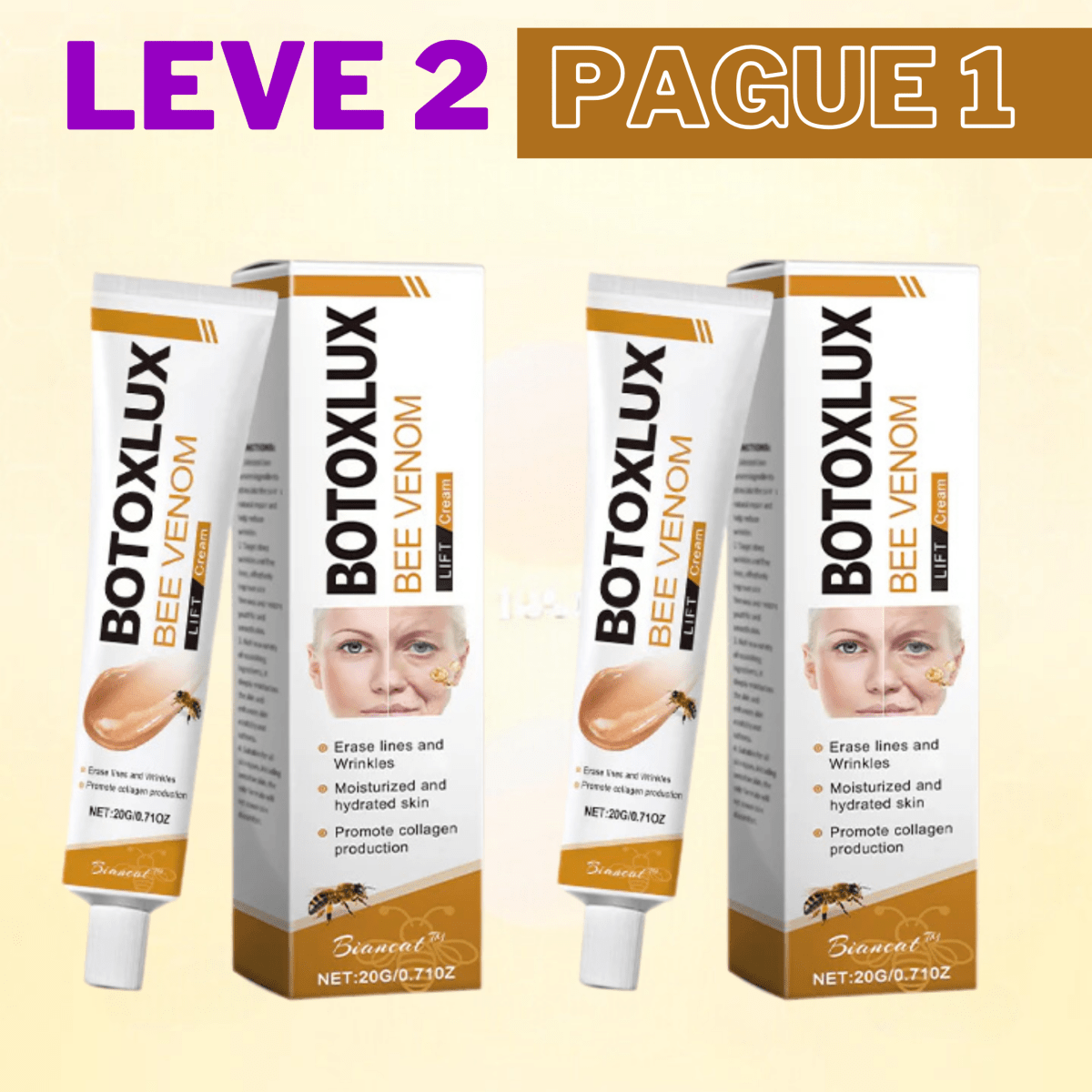 BotoxLux Bee Venom Lifting Cream - BUY 1 GET 2 - Lovitzo