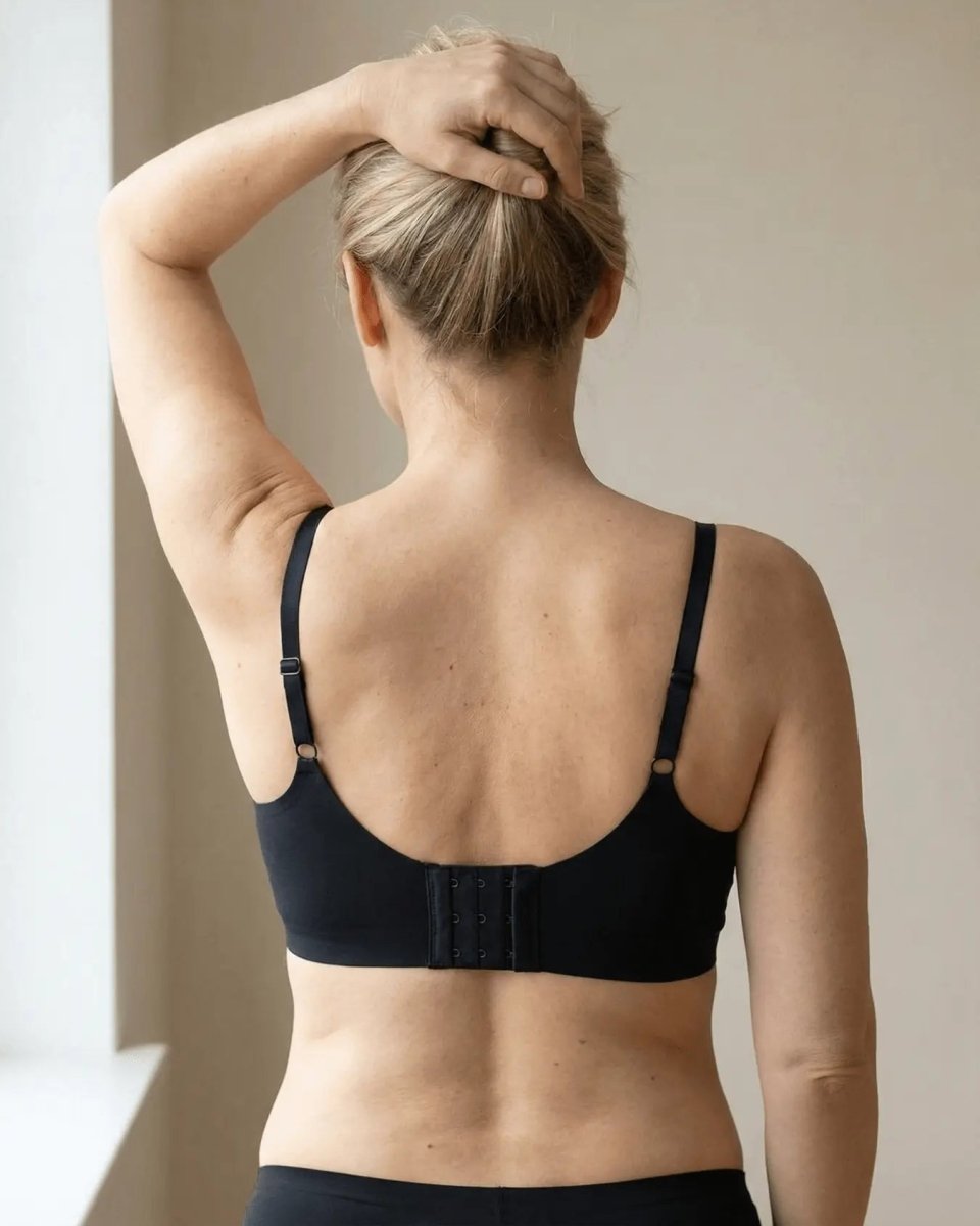 BustBoost™ / Massaging and Shaping Bra - Black - Lovitzo
