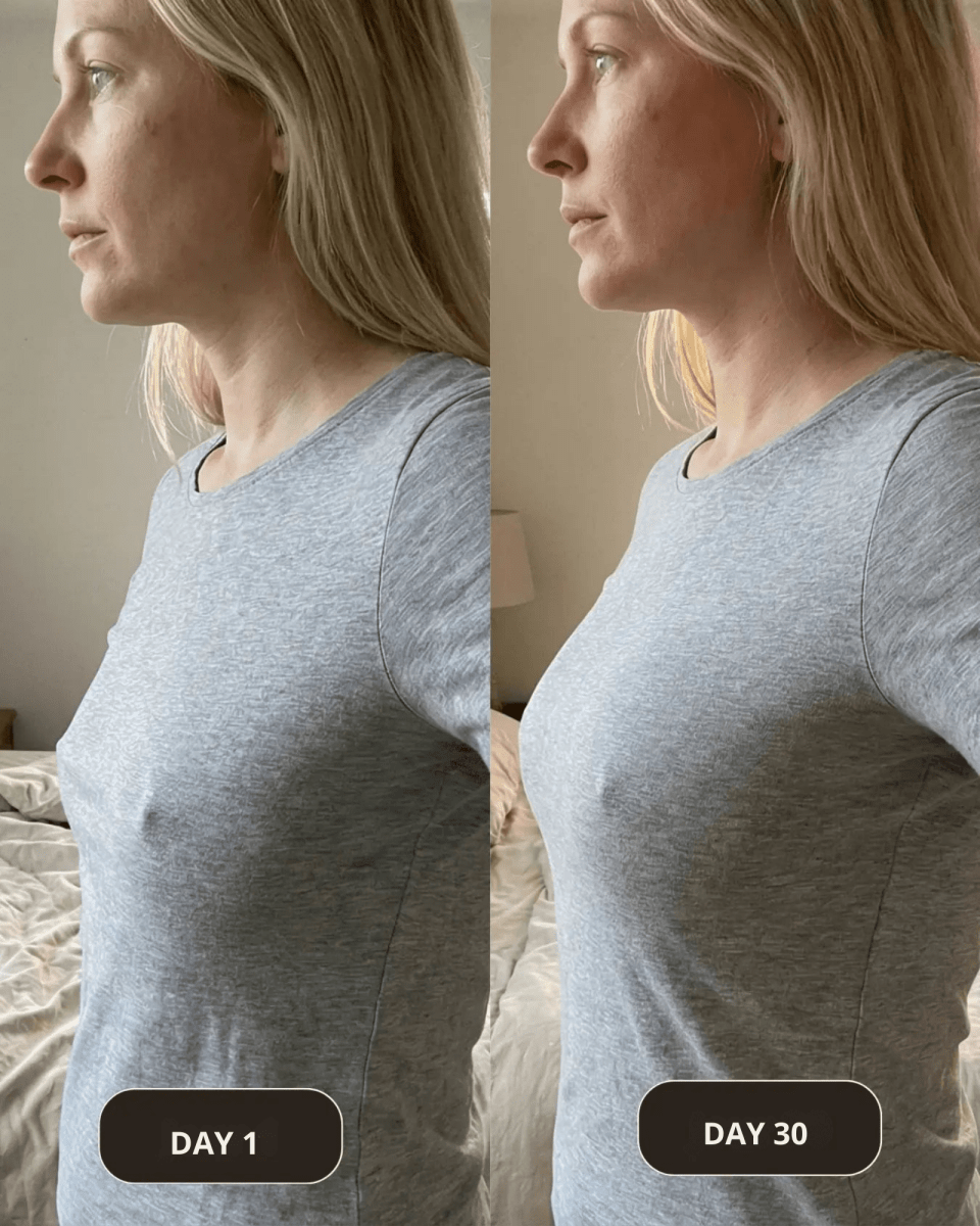 BustBoost™ / Massaging and Shaping Bra - Black - Lovitzo