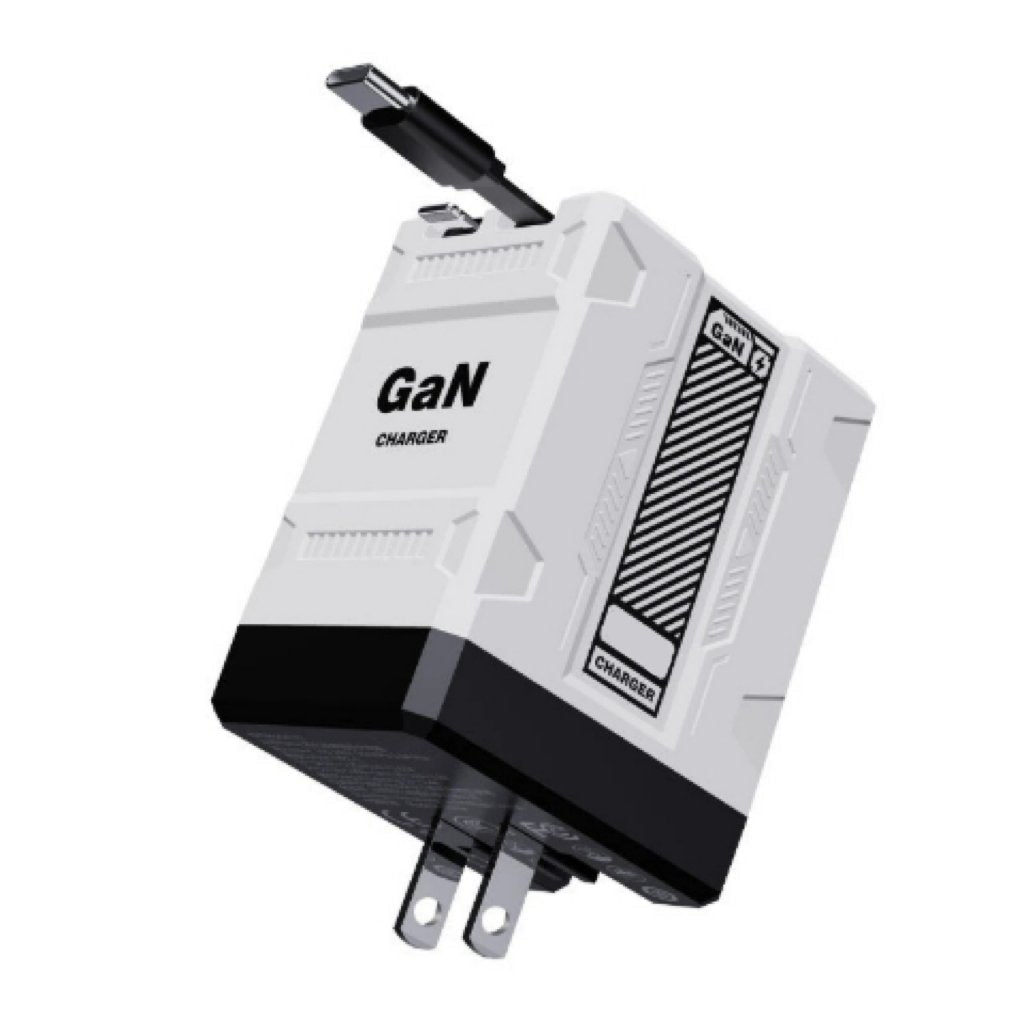 ChargeCharm™ / 2 - in - 1 Retractable Fast Charger - Lovitzo