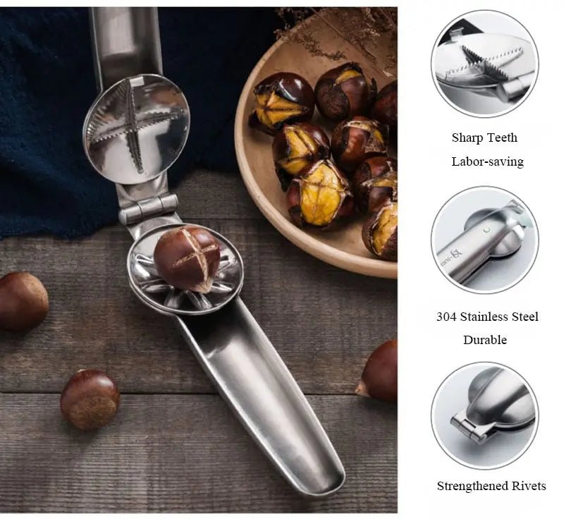 ChestPro Stainless Steel Chestnut Opener for Easy Peeling - Lovitzo