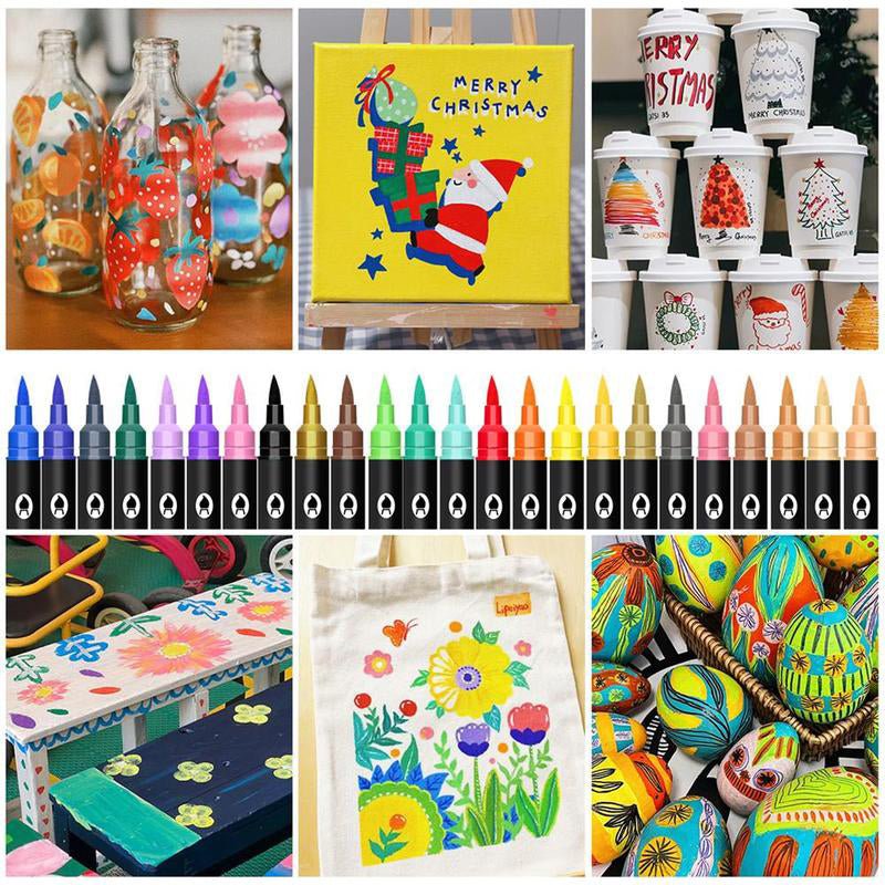 ColorCrafte™ / Acrylic Paint Pens for Vibrant Creations - Lovitzo