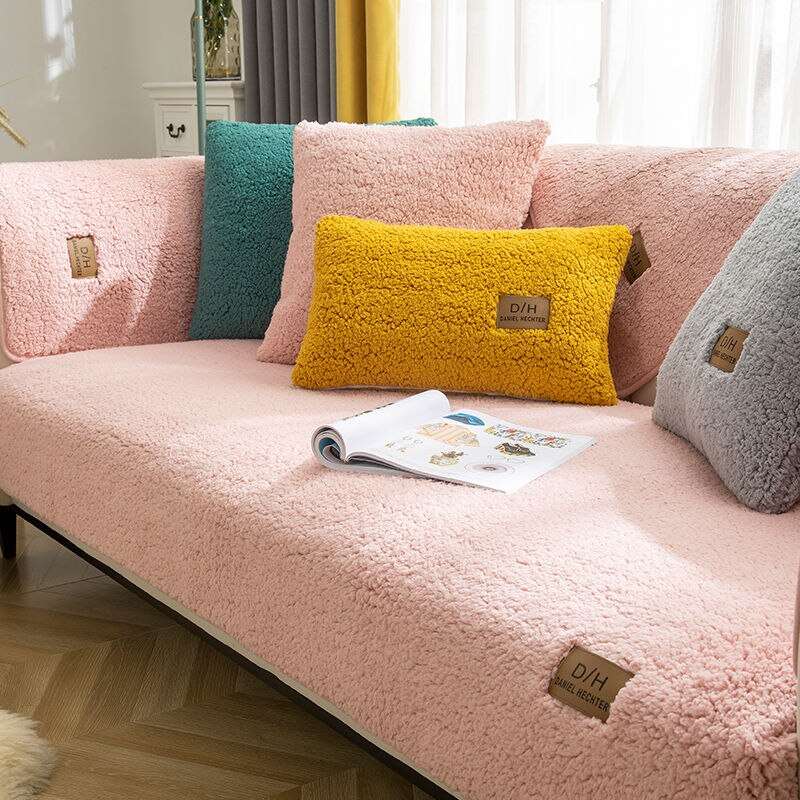 CozyCover™ / Ultra Soft Lamb Cashmere Sofa Cover – Plush Effect & Non - Slip - Lovitzo
