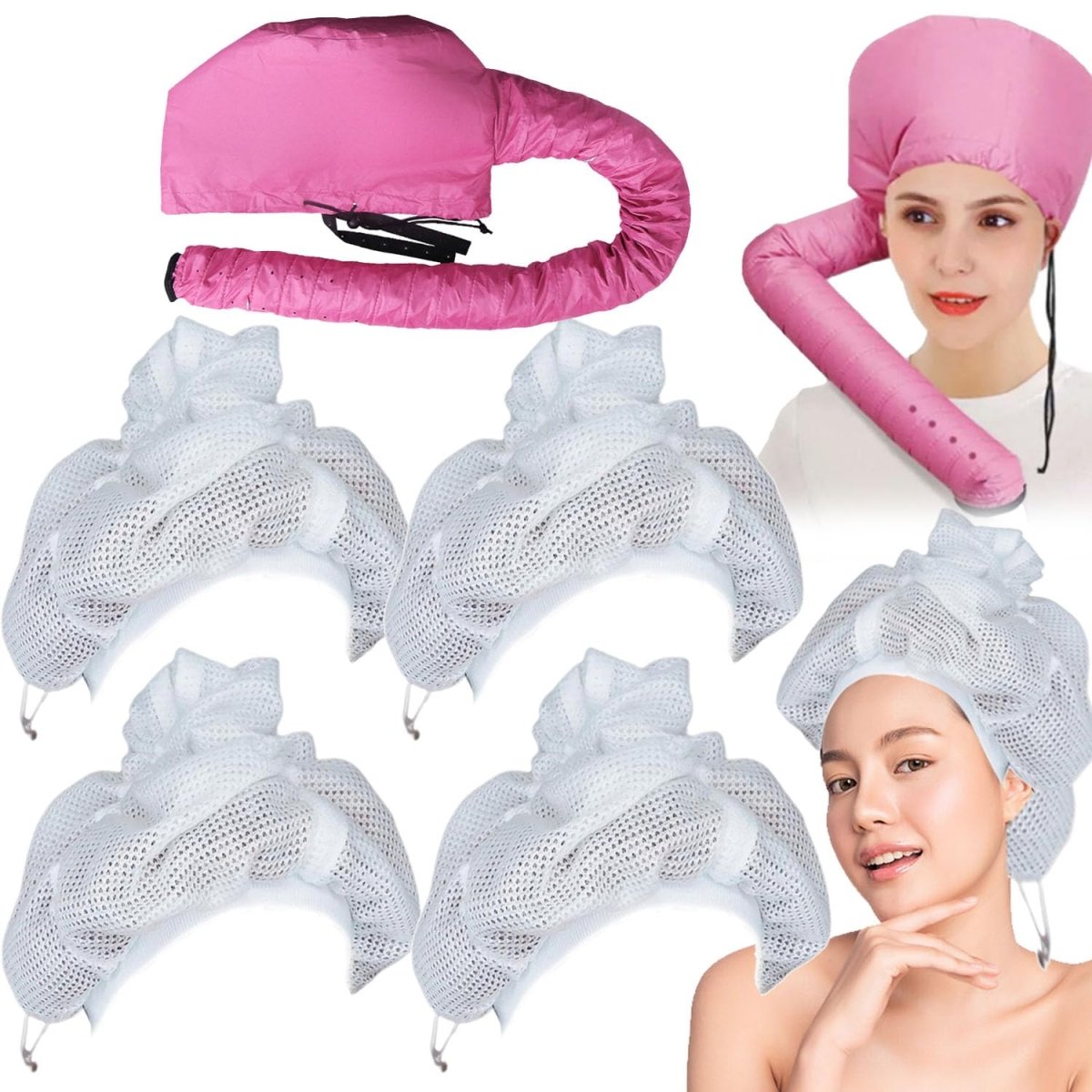 Curl Anywhere - Hair Bonnet Dryer Cap for Healthy Hair - Lovitzo