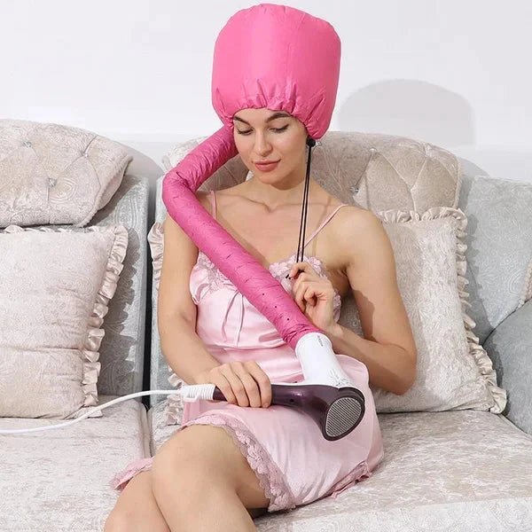 Curl Anywhere - Hair Bonnet Dryer Cap for Healthy Hair - Lovitzo