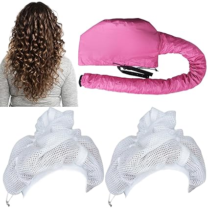 Curl Anywhere - Hair Bonnet Dryer Cap for Healthy Hair - Lovitzo