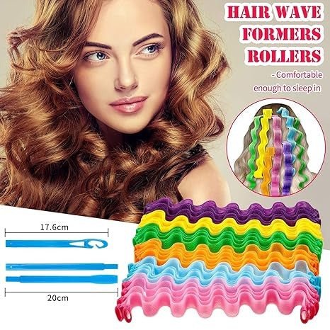 CurlEase – Heatless Soft Curls Without Damage (12 Pcs) - Lovitzo