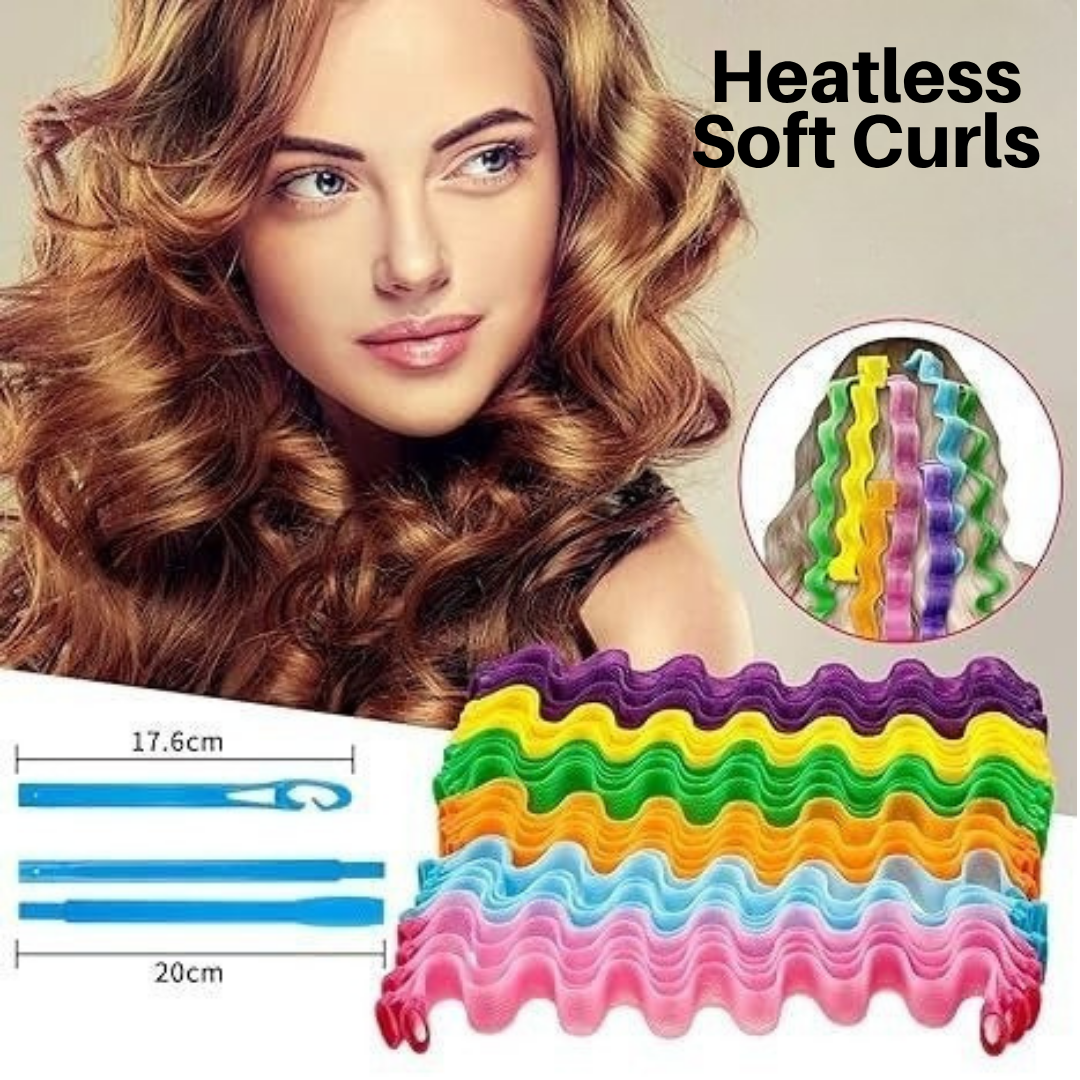 CurlEase – Heatless Soft Curls Without Damage (12 Pcs) - Lovitzo