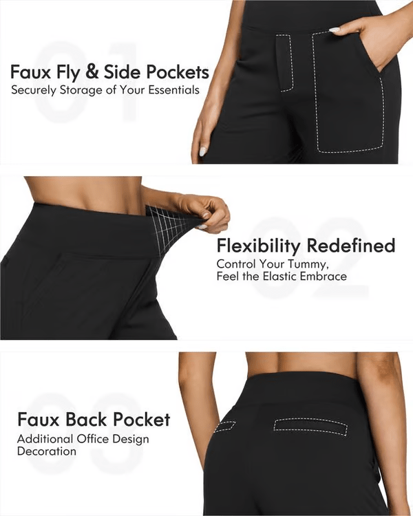 CurveEase™ High - Waist Lounge Pants - Lovitzo