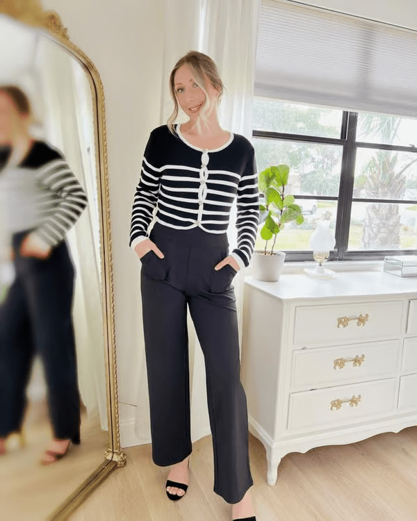 CurveEase™ High - Waist Lounge Pants - Lovitzo