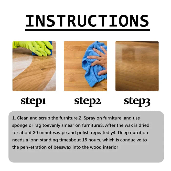 BeeShine™ / Natural Beeswax Spray for Instant Wood Revival