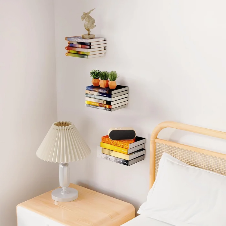 FloatFolio™ / Display Your Books as if by Magic with This Invisible Shelf!