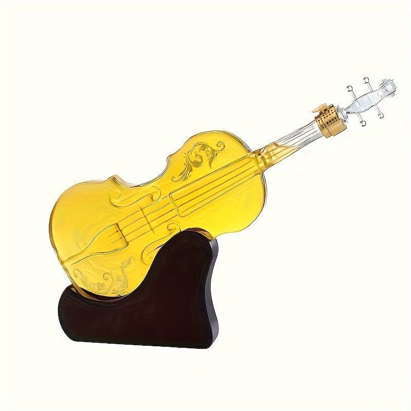 ViolinVessel™ / Creative Glass Whiskey Decanter, 3D Violin Shape Bar Decor Accessory