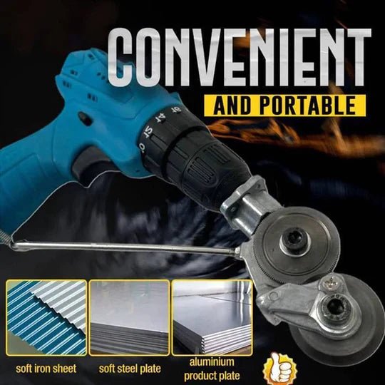 DrillCut - Electric Drill Metal Cutter Attachment - Lovitzo