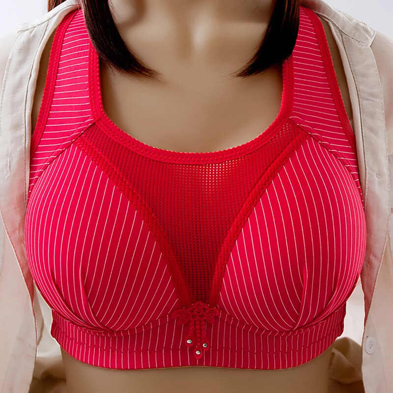 Women's Fashion No Steel Ring Large Size Underwear Thin Bra Comfortable Solid Color Gathered High Quality Bra