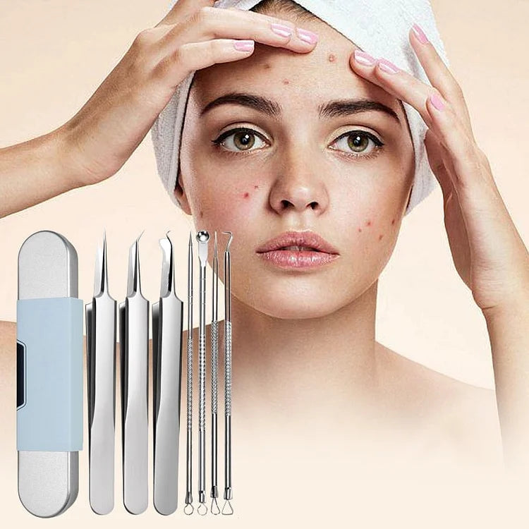 PoreCare Pro™ / Stainless Steel Blackhead Removal Tool Set