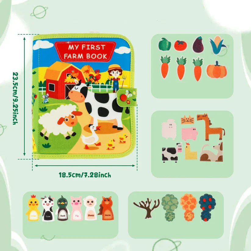 Educational Montessori Farm Story Book - Lovitzo