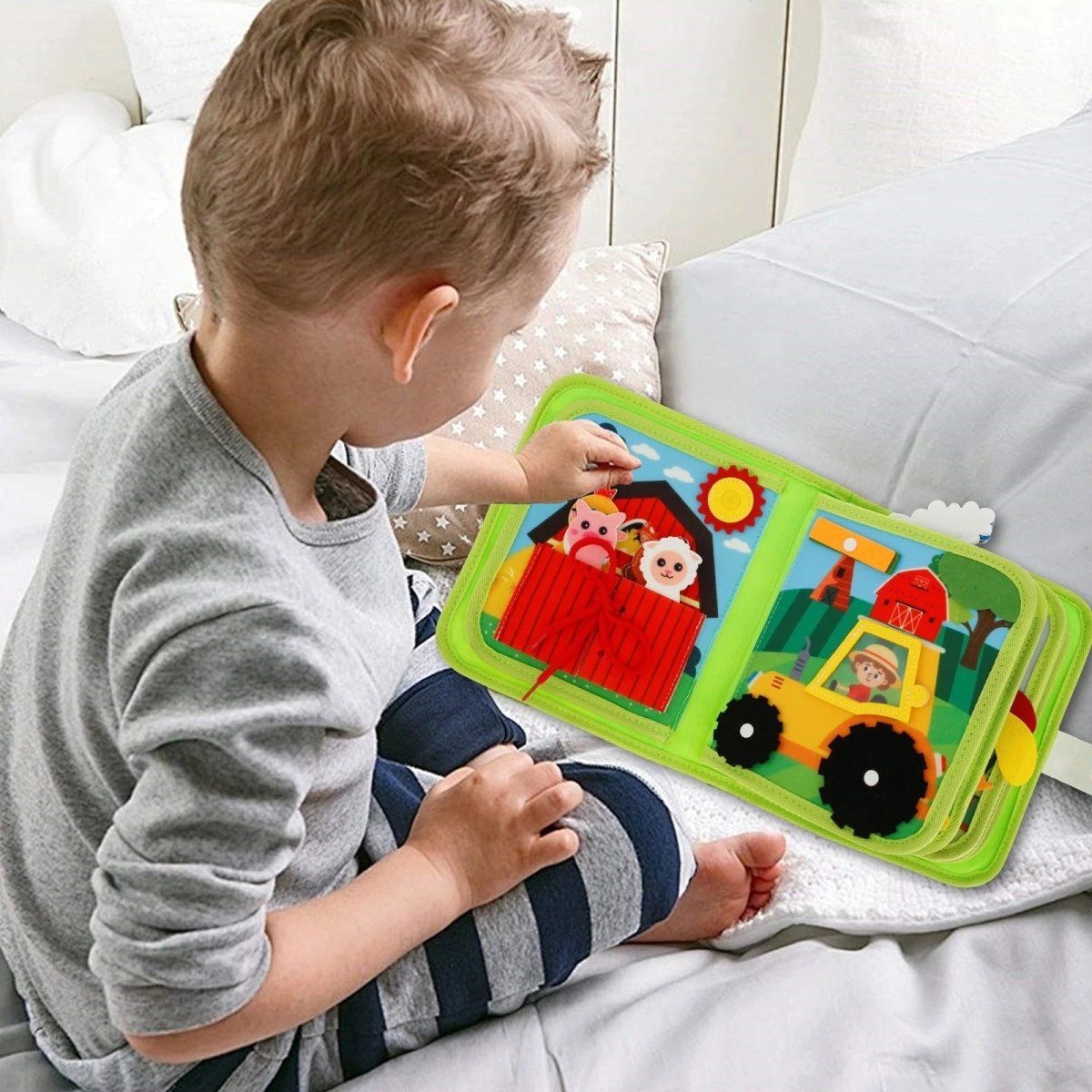 Educational Montessori Farm Story Book - Lovitzo