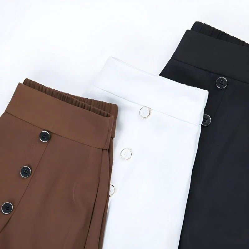 Elegra / Elegant Wide - Leg Pants - Instantly flatters your figure - Lovitzo