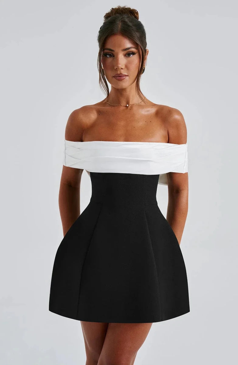 Elvaris - Backless Bow Mini Dress - Lovitzo