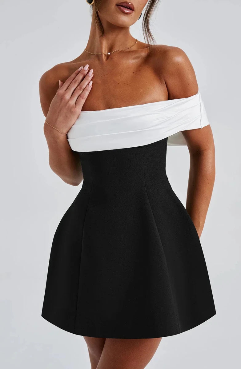 Elvaris - Backless Bow Mini Dress - Lovitzo