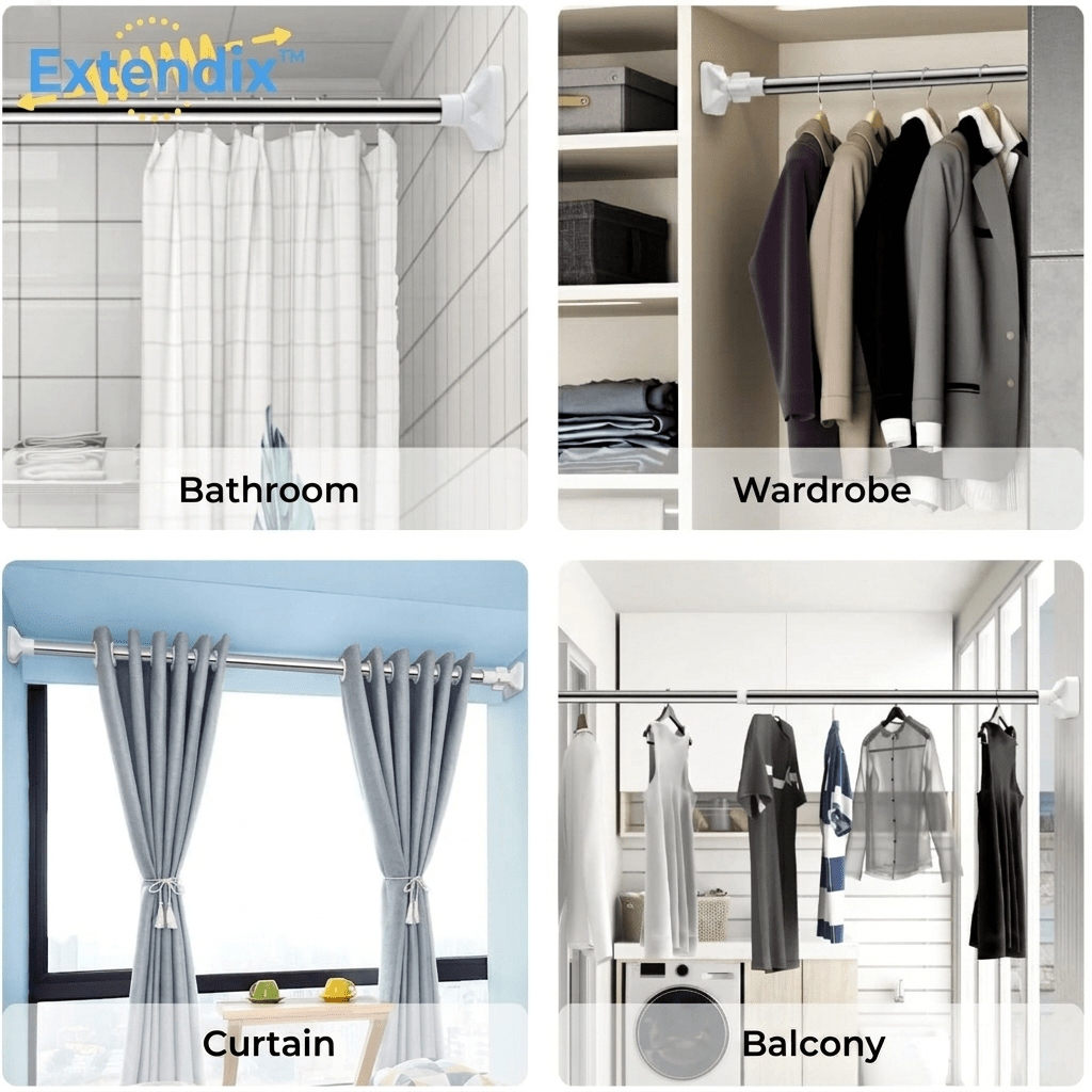 Extendix - Telescopic Rod Without Drilling - Lovitzo