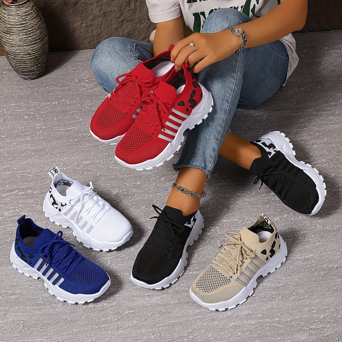 FlexiStride™ – Comfortable Orthopedic Sneakers for Women - Lovitzo