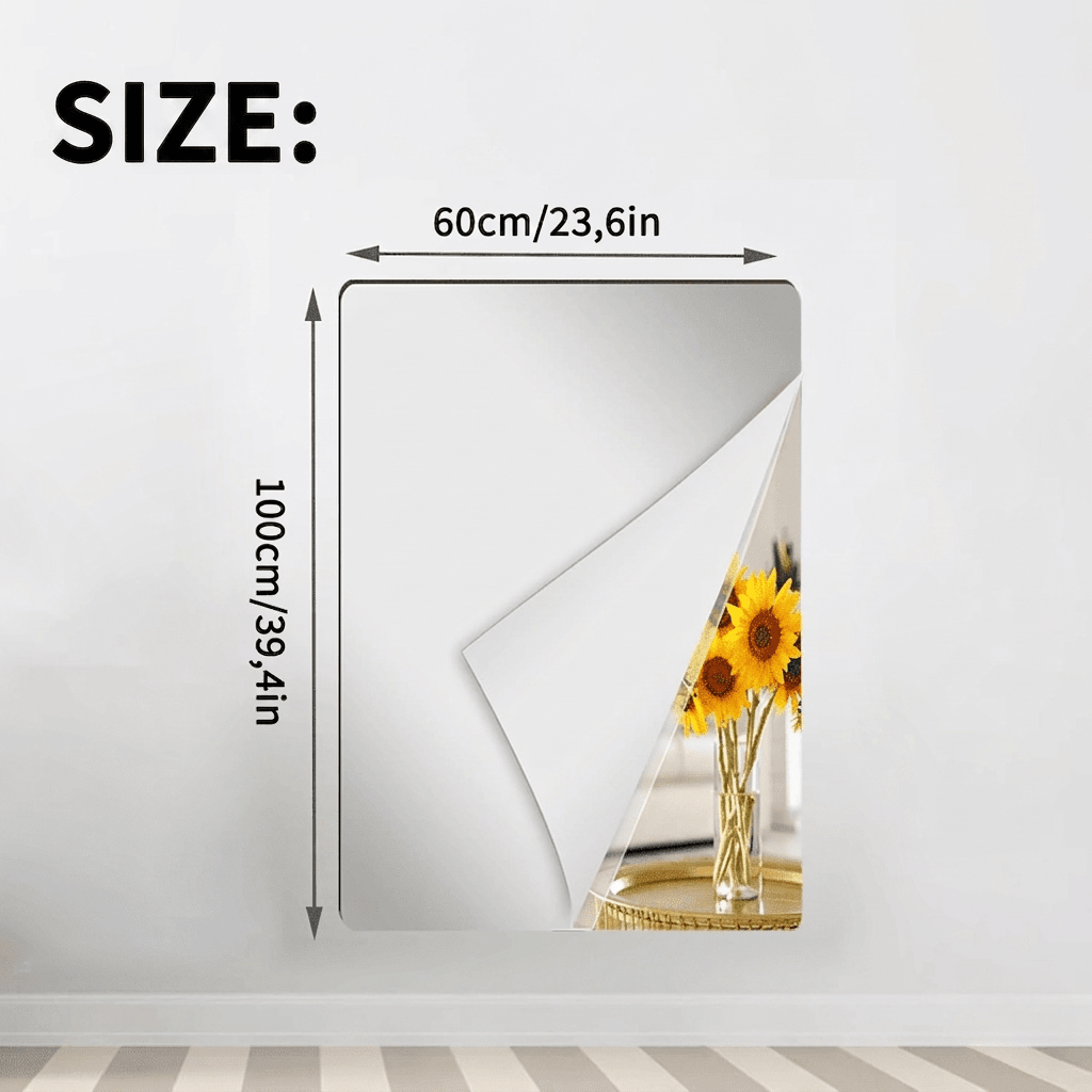 FlexMirror / ultra - flexible mirror - safe and shatterproof - Lovitzo