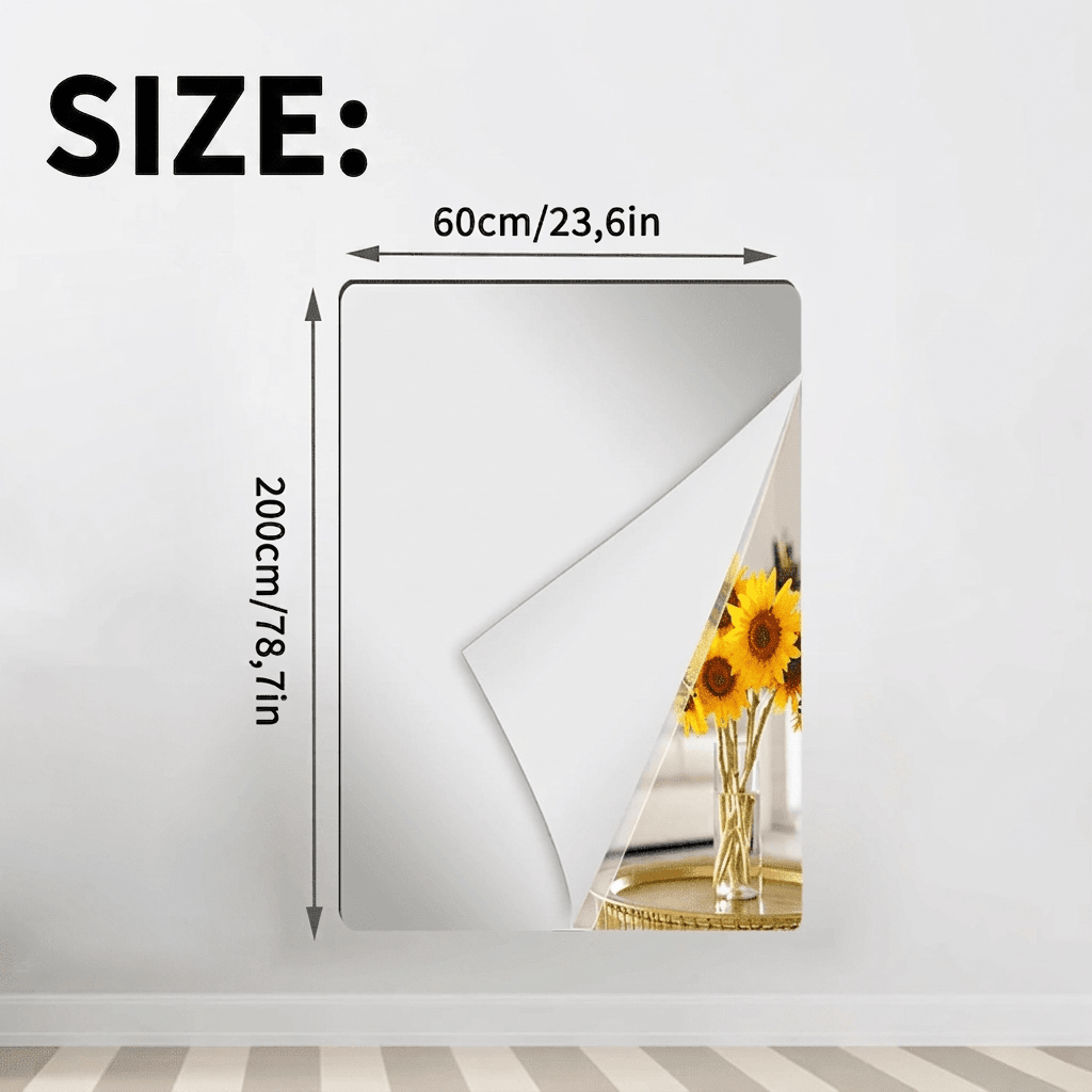 FlexMirror / ultra - flexible mirror - safe and shatterproof - Lovitzo