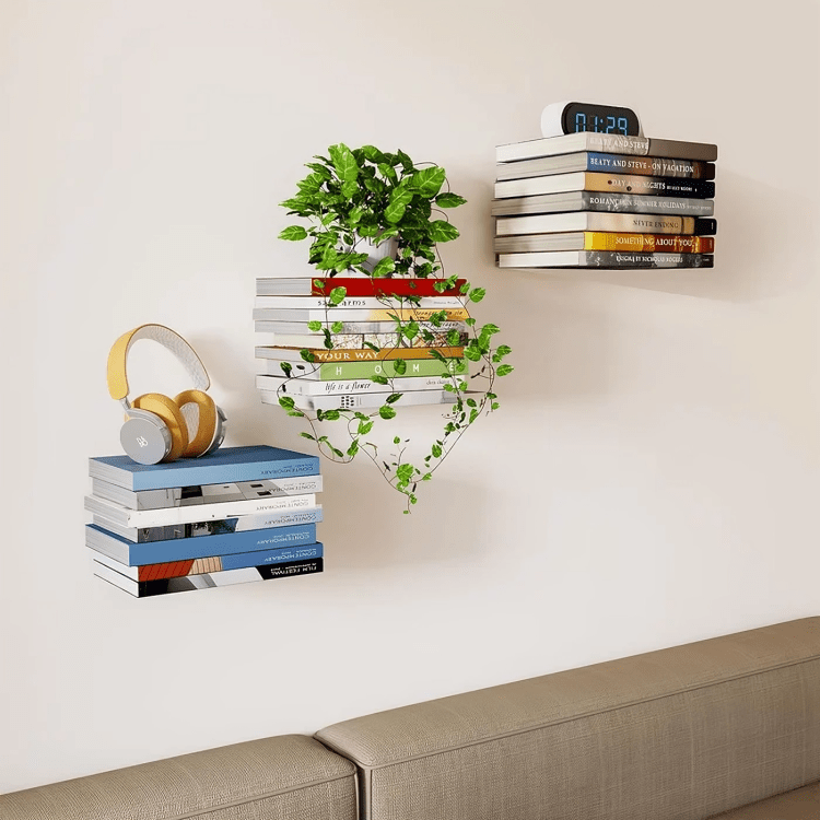 FloatFolio™ / Display Your Books as if by Magic with This Invisible Shelf! - Lovitzo