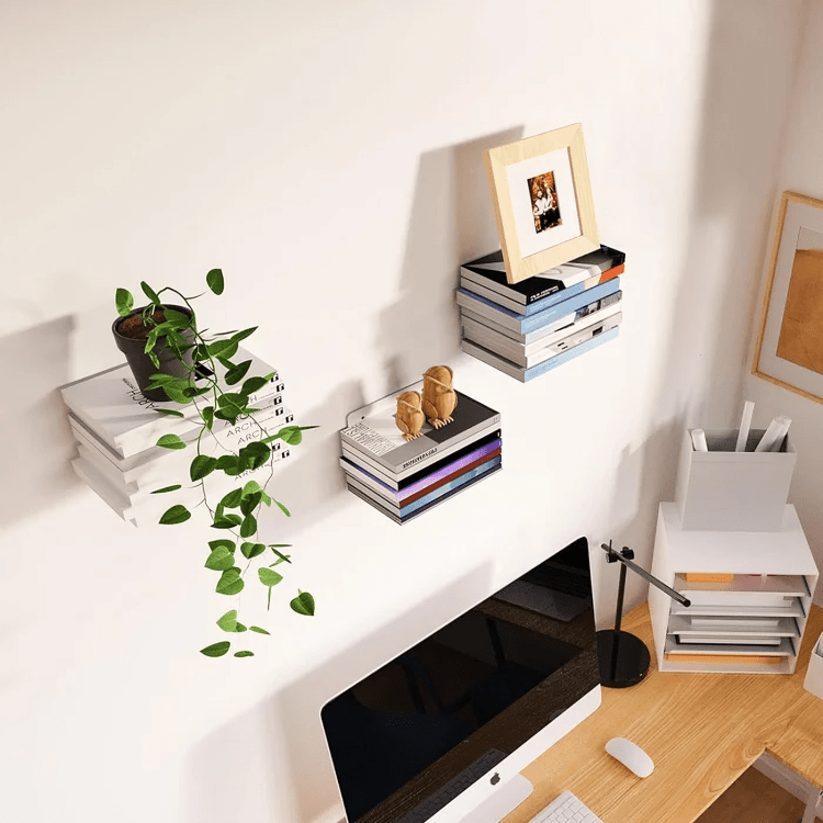 FloatFolio™ / Display Your Books as if by Magic with This Invisible Shelf! - Lovitzo