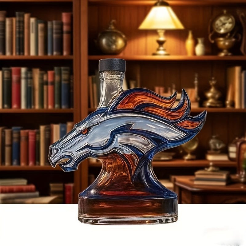 GlamGulp™ / Empty Uniquely - Shaped Horse Whisky Decanter (No Alcohol Included) - Lovitzo