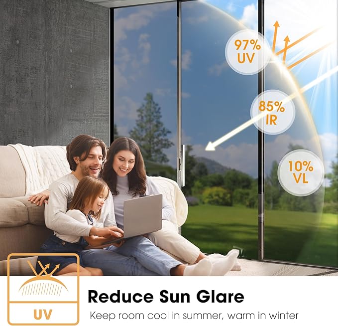 GlareGuard™ / Total Privacy Window Film - Lovitzo