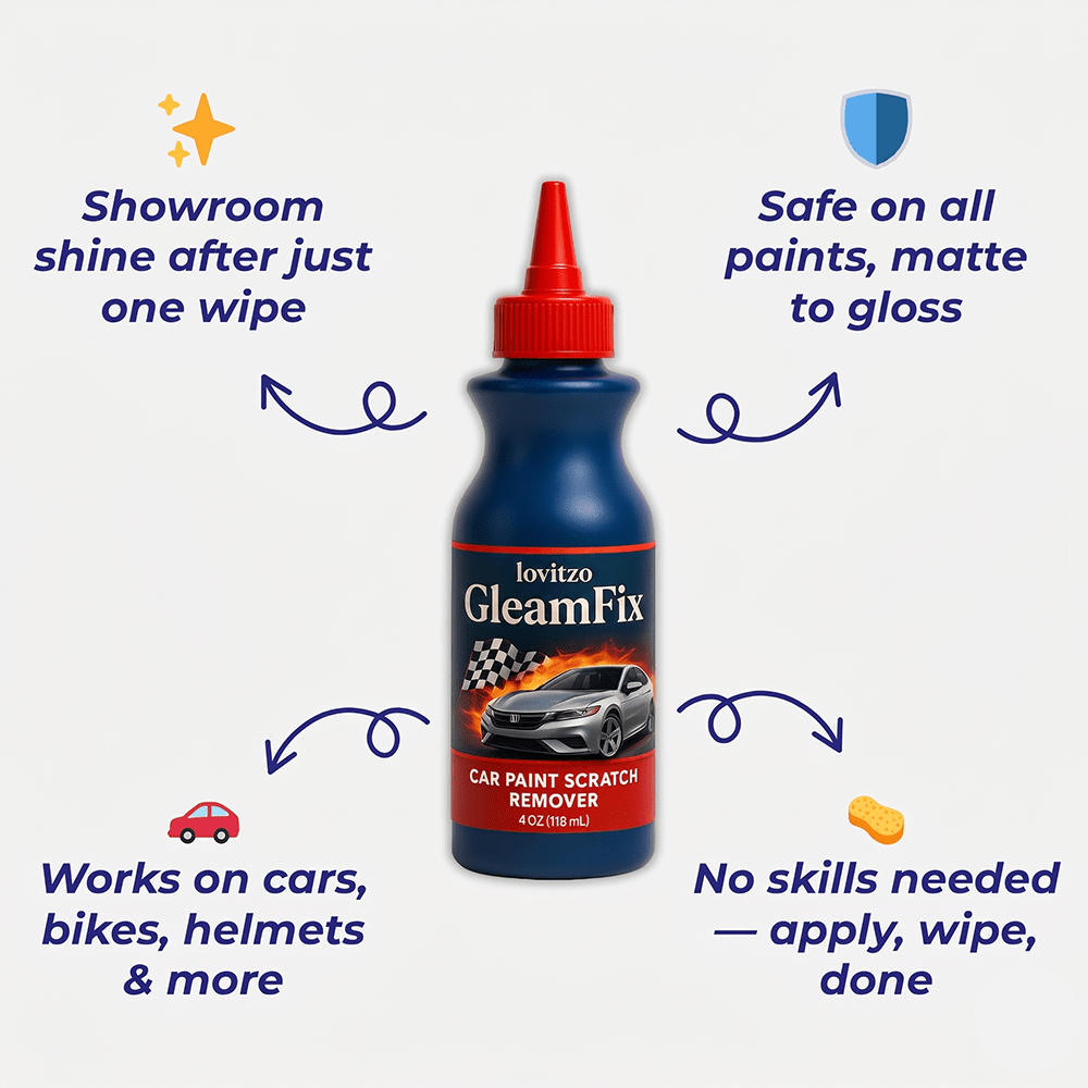 GleamFix™ — Erase Scratches Instantly and Drive Proud with Mirror Shine - Lovitzo