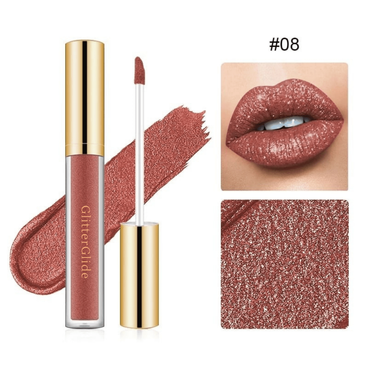 GlitterGlide™ / Diamond Shine Waterproof Lip Gloss - Lovitzo